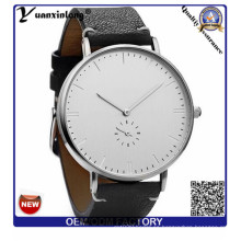 Yxl-314 caballero señora reloj de señora moda más nuevo diseño de correa de cuero genuino OEM / ODM Custom relojes